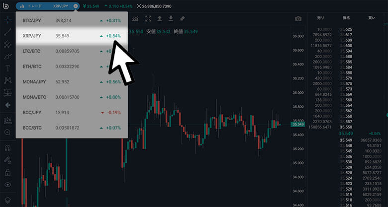 ビットバンクでのリップルの購入方法